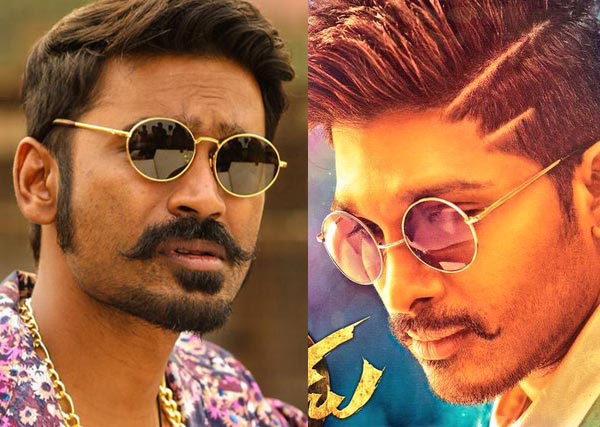 allu arjun,sarainodu,new look,dhanush,maari  బన్నీ లుక్ కాస్త ధనుష్ లా అనిపిస్తోందే! 